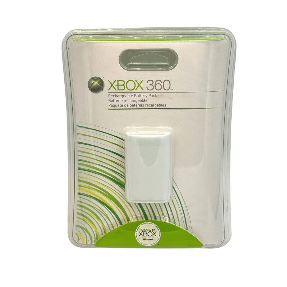 Microsoft Xbox 360 Rechargeable Battery Pack White OEM NiMH B4U-00001 New Sealed